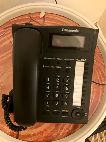 Panasonic Corded Landline Phone with Caller ID - Good Working Condition