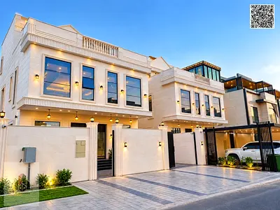 Including electricity, water and air conditioners, behind Al Hamidiya Garden, two floors with a roof