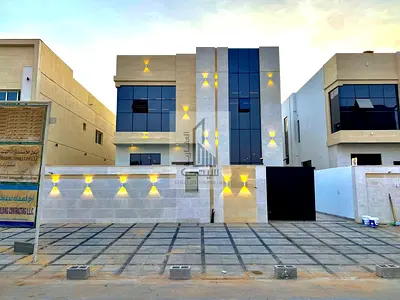 Luxury Modern Villa for Sale in Al Helio 2 – Ajman | Features Private Pool and 8-Meter Setback | Registration and Ownership Transfer Fees Included | 2