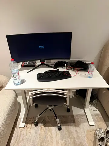 Desk and chair