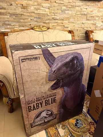 PRIME 1 STUDIO JURASSIC WORLD BABY BLUE 1:1 LIFE-SIZE STATUE