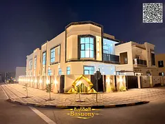 Directly behind the amenities | Own a luxury corner villa in Al Zahia, Ajman | 5 master bedrooms | A
