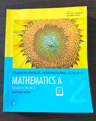 Pearson Edexcel International GCSE Mathematics A Student Book 2 (9–1)
