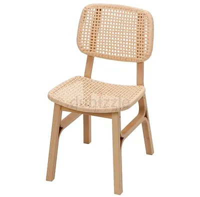 4 IKEA VOXLÖV Bamboo Dining Chairs