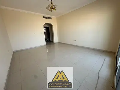 Two-bedroom apartment for annual rent in Al Muwaihat 2, Ajman, for AED 35,000. This distinctive apa