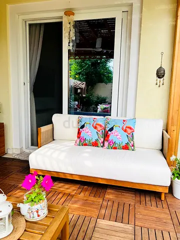 ACE Wooden Frame Outdoor Sofa without Cushions
