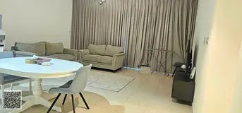 Luxurious 1bhk Fully Furnished City view with Installment for sale in Corniche Residences .