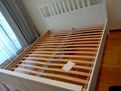 Ikea hemnes Wooden Bed Frame king ) - Good Condition
