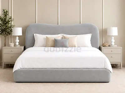 ✨ Modern Grey King Size Bed – Elegant & Stylish! ✨