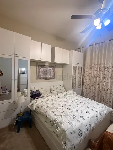 IKEA White fitted bedroom wardrobe and double bed set – mint condition