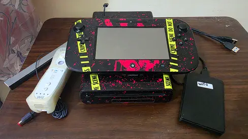 Custom Wii u moddes with hdd full games