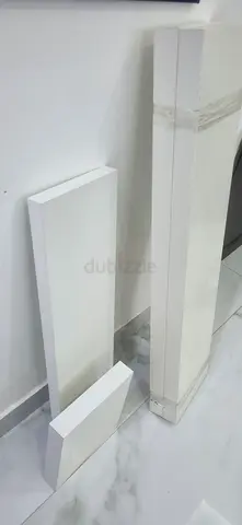 Set of 3 White Floating Wall Shelves - Modern Minimal Design