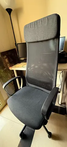 IKEA MARKUS Office Chair — Vissle Dark Grey, Excellent Condition