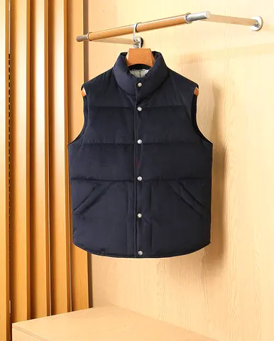 Loro Piana Men's Black Puffer Vest (SUPER MASTER QUALITY)