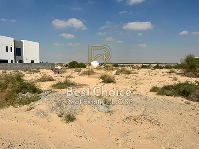 Corner land for sale in Al-Hushi near the garden and mosque