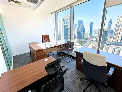 Burj View | Exclusive | High-Class Office | Designer Furnished | Parking Free