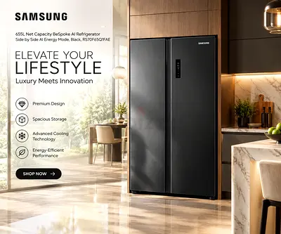 Samsung Refrigerator side by side