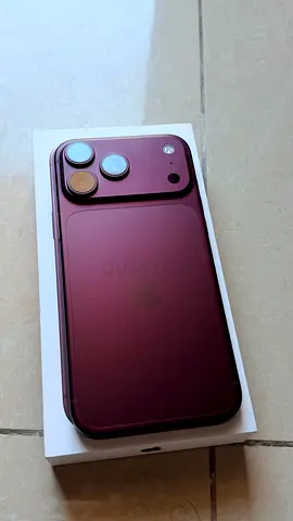 I am selling my iphone 18 pro max burgundy color with apple care 1 day used only
