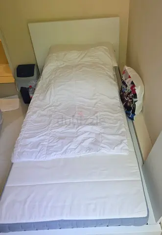 Single Wooden Bed