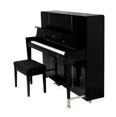 Heinrich HUP-121E Upright Piano – Black