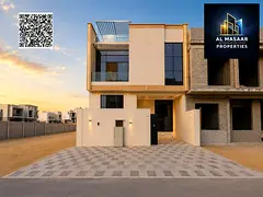 Luxury Villa for Sale in Ajman (Al Helio 2) | 5 Master Bedrooms + Roof Terrace | All Fees Included |
