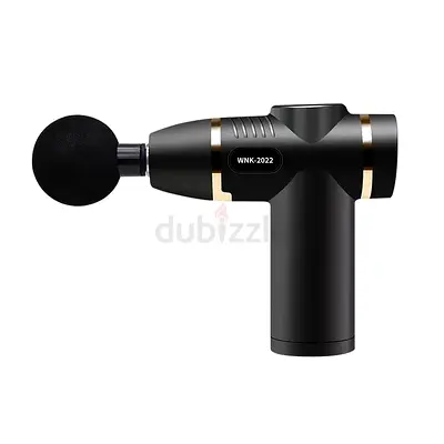 Mini Massage Gun - 8 Speeds, USB Rechargeable, Black