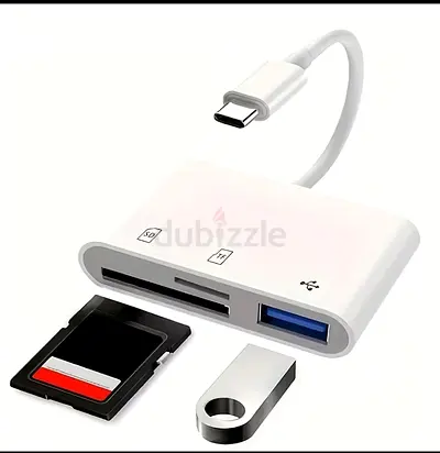 3-In-1 USB-C SD Card Reader