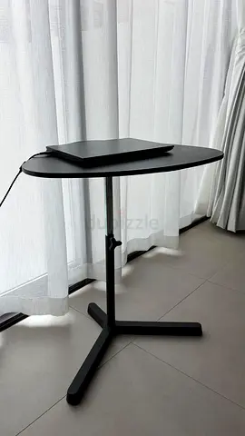 IKEA SVARTASEN Laptop Adjustable Triangle Side Table — Compact Height-Adjustable