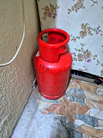 Used Red LPG Gas Cylinder - Good Condition