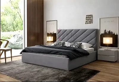 Modren design New King size Family bed including Mattress Available