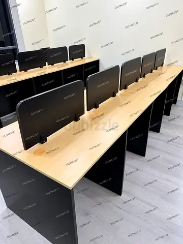 Set Wooden Office Workstations customise
