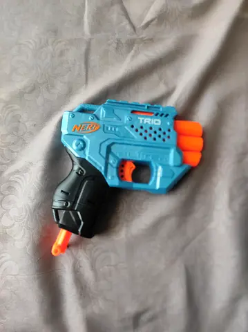 Nerf-style Mini Dart Blaster (single handheld) - Good Condition