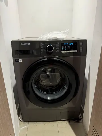 Samsung 8KG Front Load Washer - Grey, Good Working Condition