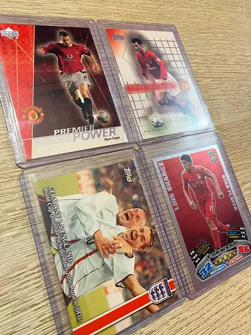 Retro PL/England Bundle - Futera MUFC Giggs, Topps MTX Star Player Suarez, Topps England