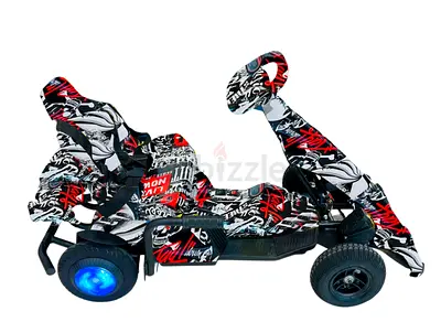 Electric Drift Kart - Red/Black Graffiti