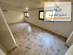 A very spacious studio in Al Rawda 2, near Sheikh Ammar Street. It features a separate kitchen and s