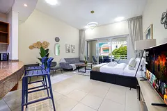 Furnished 1BHK Apartment - South West Apartments, DIP