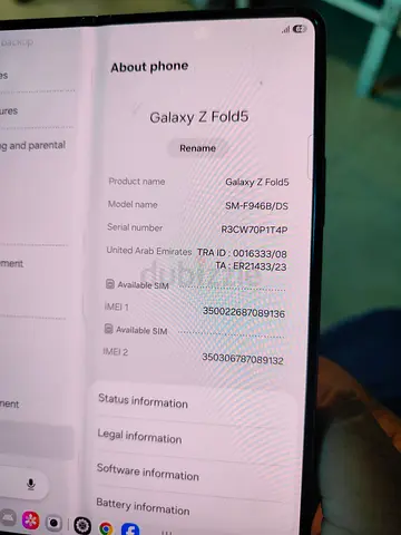 Samsung fold 5