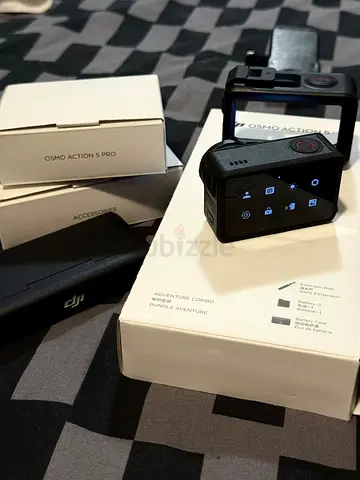 DJI Osmo Action 5 Pro - Adventure Combo + Accessories and Travel Kit [Original Packaging, Open Box]