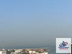 Beautiful Al Majarah apartment with sea-view balcony, built-in wardrobes, spacious layout, luxury fi