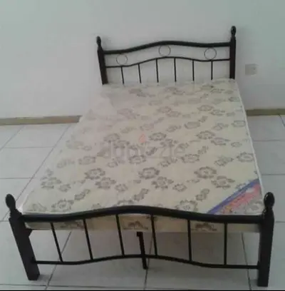 New Matel Double Bed With Madical Mattress