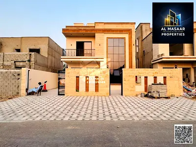فيلا راقية بواجهة حجر كاملة من الخارج تجمع بين الفخامة والراحة وشاملة رسوم التسجيل والتملك الحر وقابلة للتفاوض