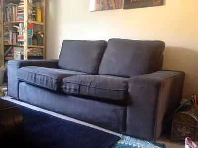 Grey 3-seater sofa in good condition - IKEA