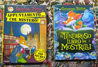 Geronimo Stilton children’s books (Italian)