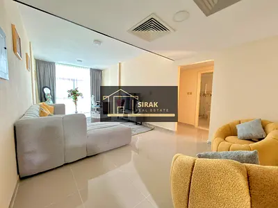 Luxury, brand-new apartment in a building.
