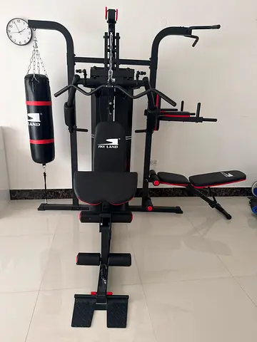 Multi-function Home Gym Station with Punching Bag