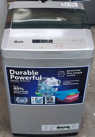 Ikon 7 kgs top load washing machine excellent condition good price with warranty