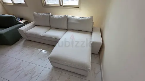 Selling Ikea Kivik L Shape Sofa Beige
