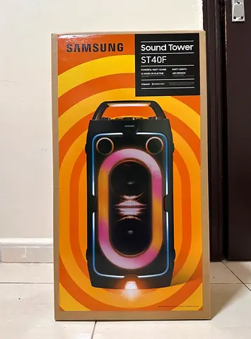 Brand NEW Samsung Sound Tower ST40F - Party Speaker Samsung Speakers