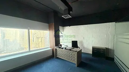 Ready-to-Move Mid-Floor Office in Business Bay with Burj Khalifa View – Price Negotiable